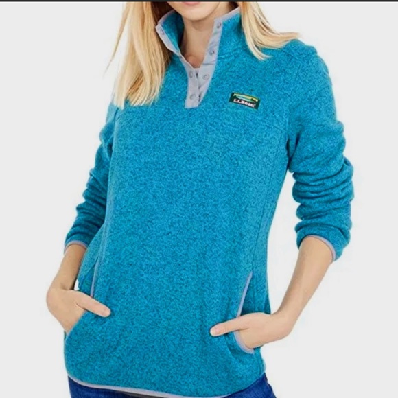 L.L. Bean Tops New Ll Bean Sweater Fleece Pullover Womens M